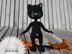 Crochet Pattern Shadow the black cat amigurumi toy