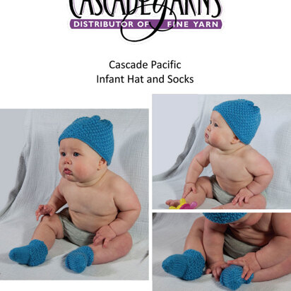 Infant Hat & Socks Cascade Pacific - DK213