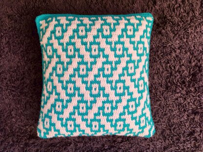 Mosaic pillow geometric