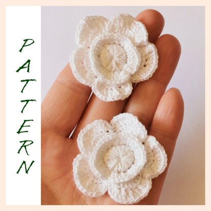 3D flower pattern