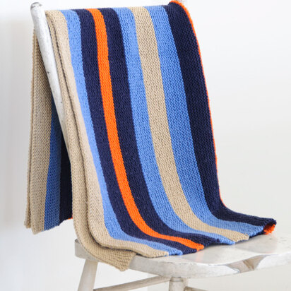 Easy Color Blanket in Spud & Chloe Sweater - Downloadable PDF
