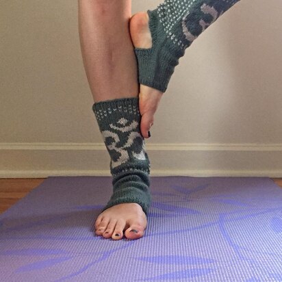 Om Yoga Sock - knitting pattern