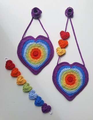 Rainbow Heart Handbag