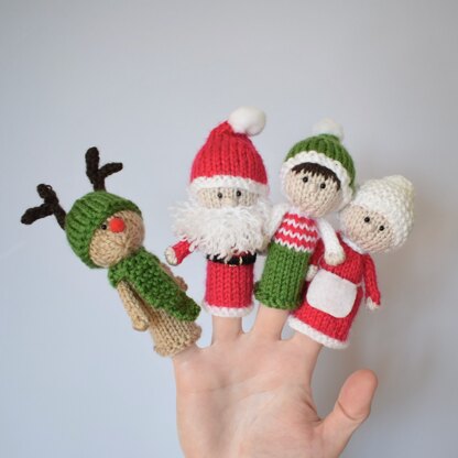 Santa's Grotto Finger Puppets