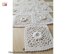 White openwork square runner