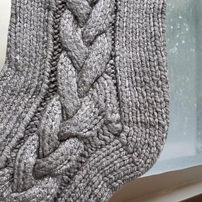 Cable Christmas Stocking