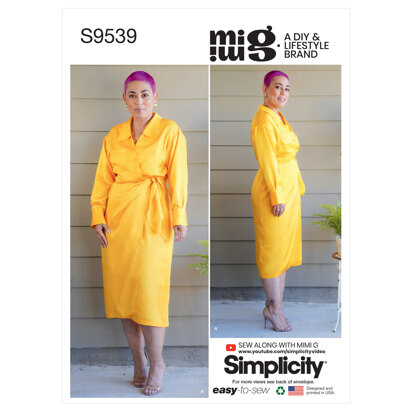 Simplicity Misses' Dress S9539 - Sewing Pattern