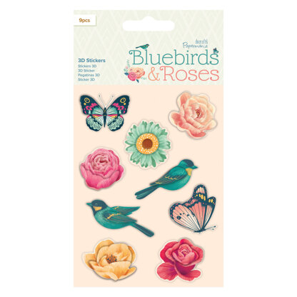 West Designs Bluebirds & Roses Bundle Pack