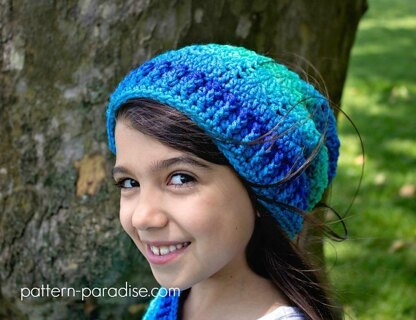 Sea Glaze Hat Slouch Beanie