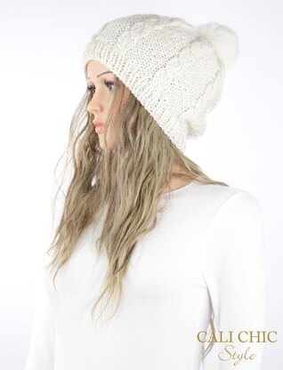 Leah Knit Pompom Hat #814