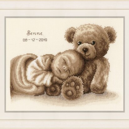 Vervaco Sweet Dreams Cross Stitch Kit - 28cm x 22cm