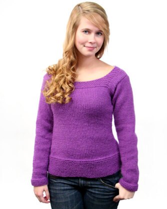 Sarah Sweater in Caledon Hills Chunky Wool