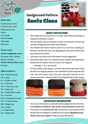 Santa Claus Crochet Pattern