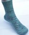 Winding Path Lace Socks