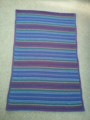 3. Summer Sky Rainbow blanket.