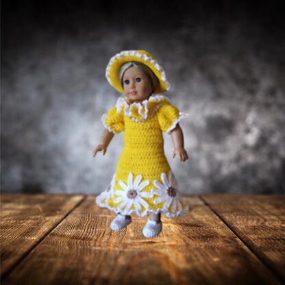 Doll Dress & Hat