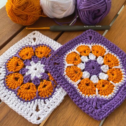 Squaring the african flower best sale crochet pattern