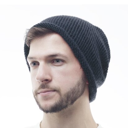 Mens Slouchy Beanie - Classic Hat + Video