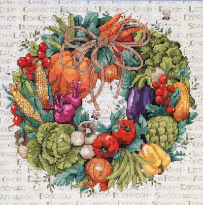 Vegetable Wreath - PDF