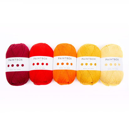 Paintbox Yarns Wool Mix Aran 5 Ball Color Pack