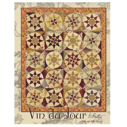 Moda Fabrics Vin du Jour Quilt - Downloadable PDF