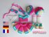 Astrid doll clothes crochet pattern, Amigurumi doll Cheerleader outfit pattern (English, Deutsch, Français)