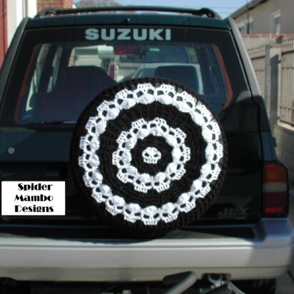 Wikked Wheels Skull Spare Tire Cover