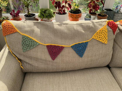 Bright granny bunting