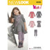 New Look 6538 Child's Knit Leggings and Dresses 6538 - Paper Pattern, Size A (3-4-5-6-7-8)