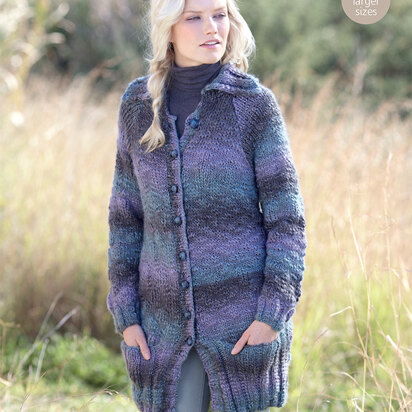 Ladies Coat in Sirdar Sylvan - 7486 - Downloadable PDF