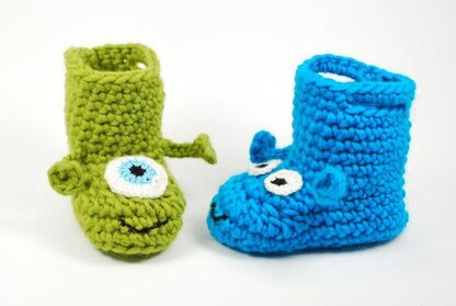 Alien & Monster Baby Boots with Handles