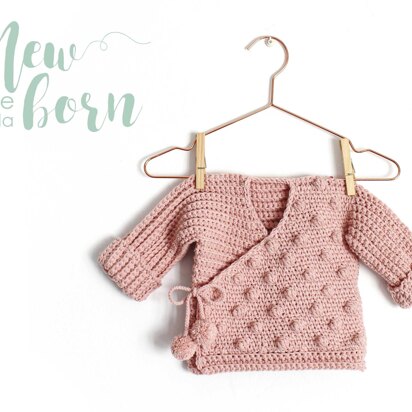 Size New Born - NEO Crochet Crossed Baby Jacket