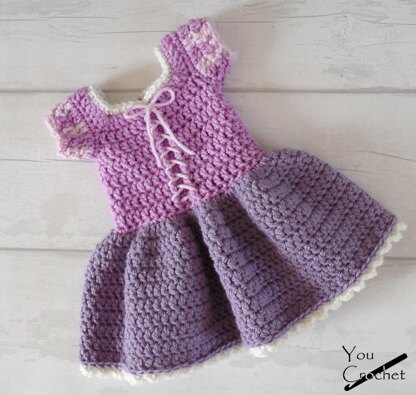 Princess Rapunzel Baby Dress Set