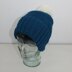 4 Ply Unisex Textured Bobble Beanie Hat CIRCULAR