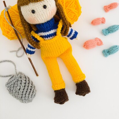 Aubrey the Fisherman Doll - Toy Knitting Pattern