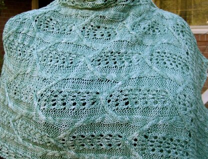 Nagaki Cable Lace Shawl