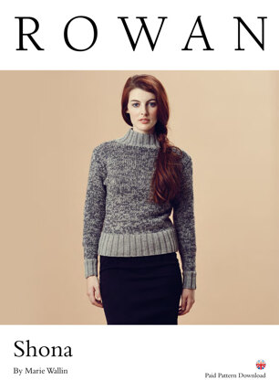 Shona Sweater in Rowan Pure Wool Worsted