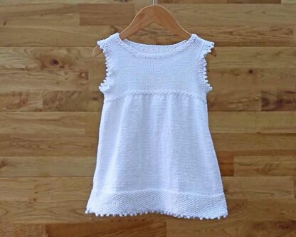 P142 Picot Edged Dress