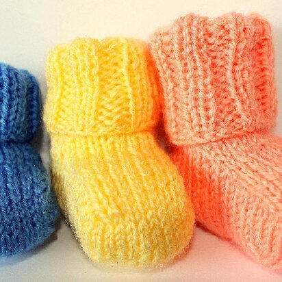 Sweet & Simple Baby Booties