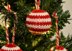 Striped Christmas Bauble Knitting Pattern - Christmas Knitting Pattern