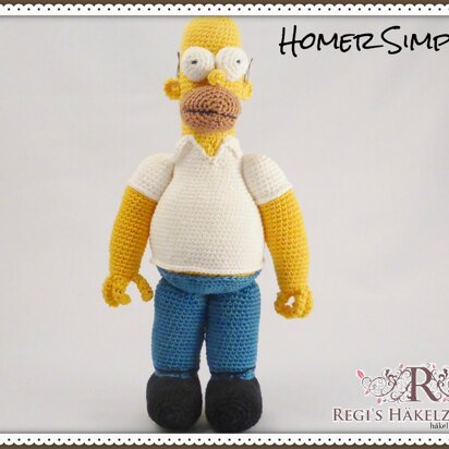 Häkelanleitung Homer Simpson