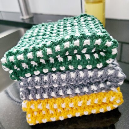 Bi-Colour Dish Cloth