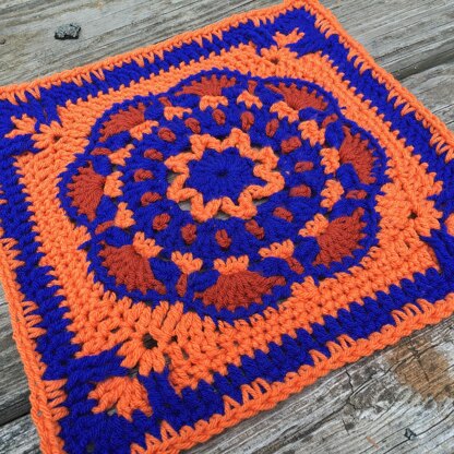 Daisy Girl Afghan Square