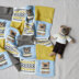 Eddie Teddy Blanket & Bear - Knitting Pattern for Babies in Debbie Bliss Baby Cashmerino