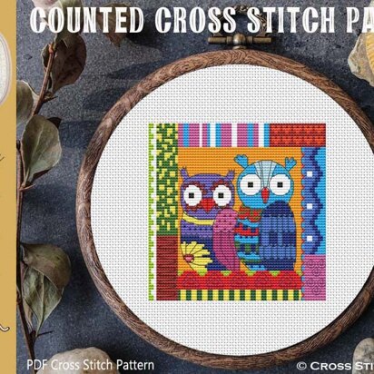 Crazy Patch Owl 08