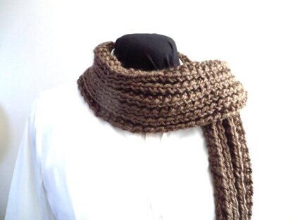 Easy Knit Chunky Scarf