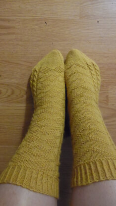 Sou'wester Socks with a Yorkshire Twist