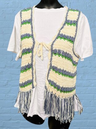 Tulip Crochet Waistcoat