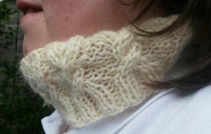 Aran Cable Headband Neckwarmer