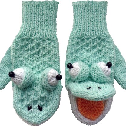 Frog Mittens & Hand Puppert